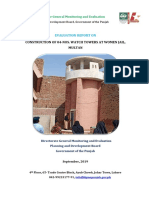 Project ID681 Eval. Report on Construction of 04 Nos. Watch Towers at Women Jail, Multan