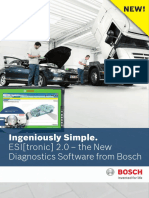 NEW! Ingeniously Simple. ESI (Tronic) 2.0 The New Diagnostics Software From Bosch