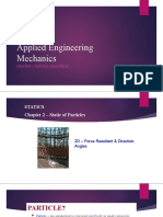 Applied Engineering Mechanics: Chapter 2-Particle Analysis 2D