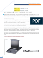 KL1508 KL1516: 8/16-Port Cat 5 High-Density Dual Rail LCD KVM Switch