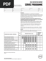 Service Programme: Volvo Construction Equipment