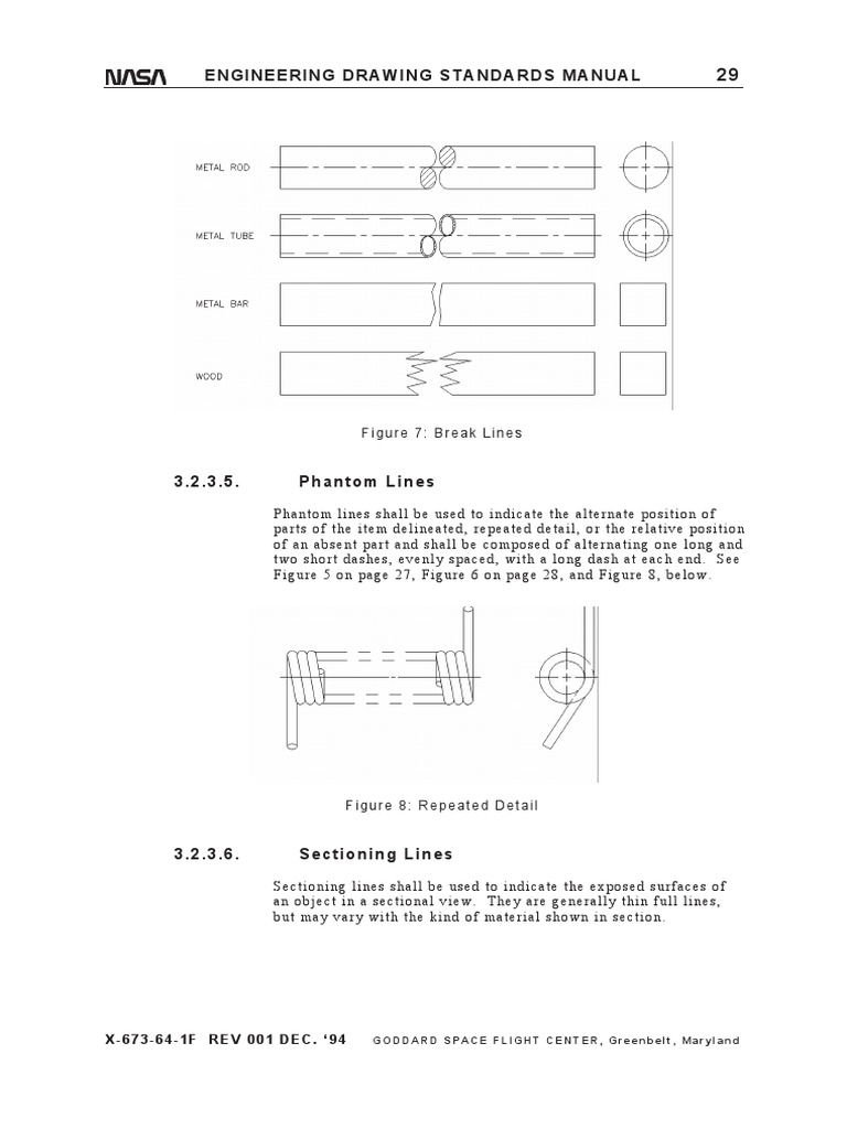 Engineering Drawing Standards Manual X 6 7 3 6 4 1 F R E V 0 0 1