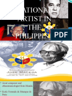 National Artist in THE Philippine S: By: Barbosa and Payot