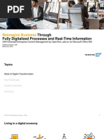 SAP Extended ECM by OpenText Add-On For O365 - Customer Presentation