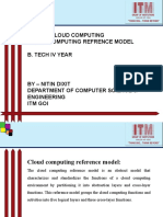 Cloud Computing Refrence Model CS 8002