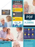Blue Photo Medical Trifold Brochure
