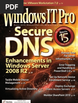 Windows It Pro August 10 Tv Pdf Hyper V Microsoft Windows