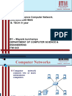 CS 8004 Advance Computer Network. Lan, Wan and Man B. TECH Iv Year
