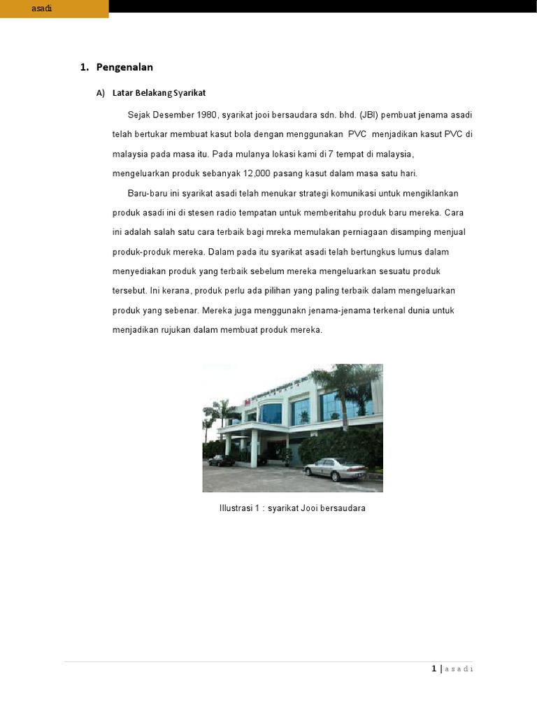 Contoh Format Report Yang Betul.... | PDF