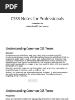 CSS3 Notes For Professionals: Adapted As PPT: Ivan Sanchez