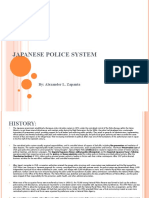 Japanese Police System Centralized Under National Agency