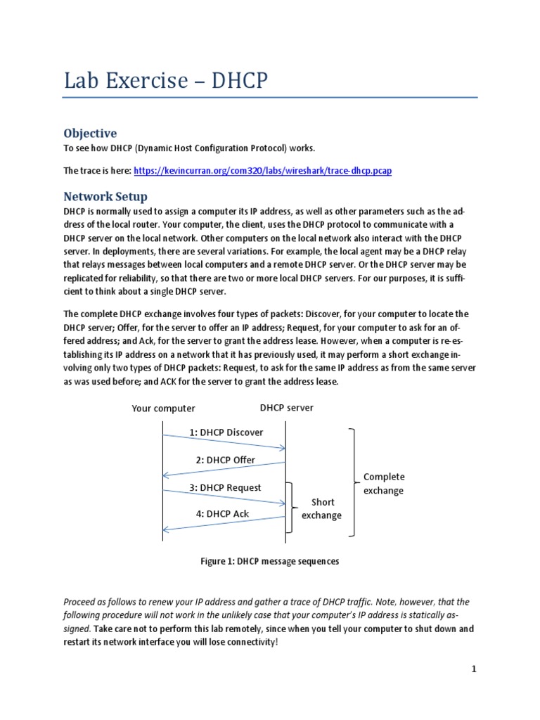 DHCP Discover Message Recipient | PDF | Port (Computer Networking ...