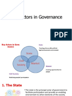 Key Actors in Governance