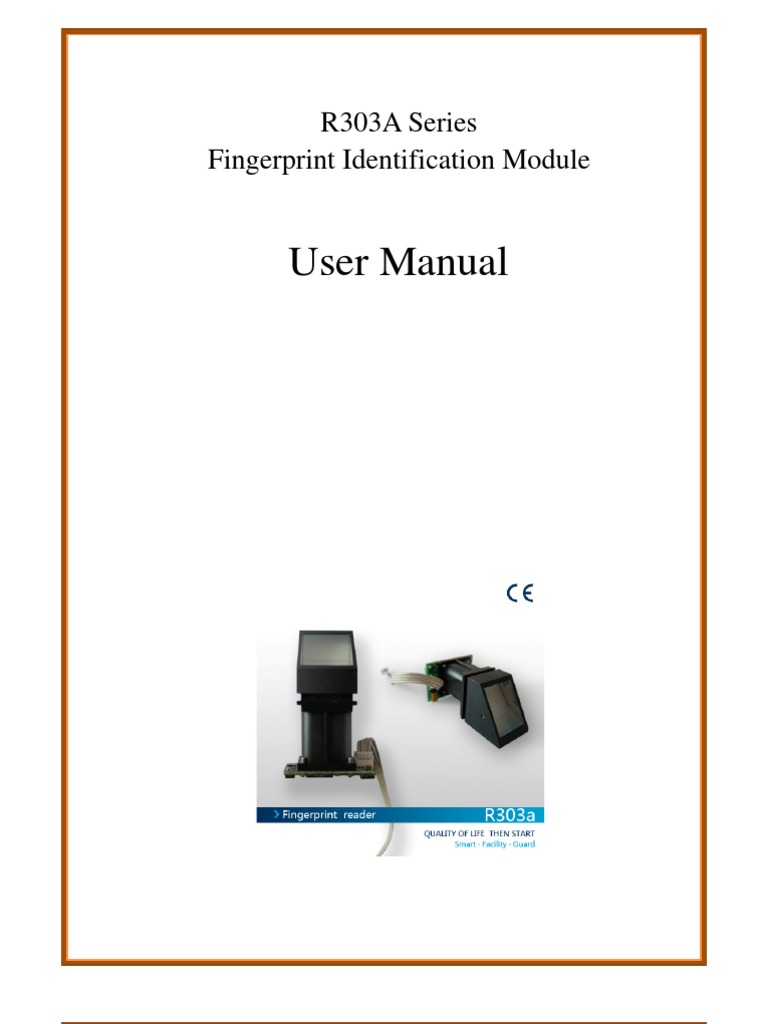 R303A Fingerprint Module User Manual | PDF | Network Packet | Flash Memory