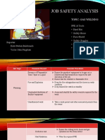 Job Safety Analysis for Gas Welding