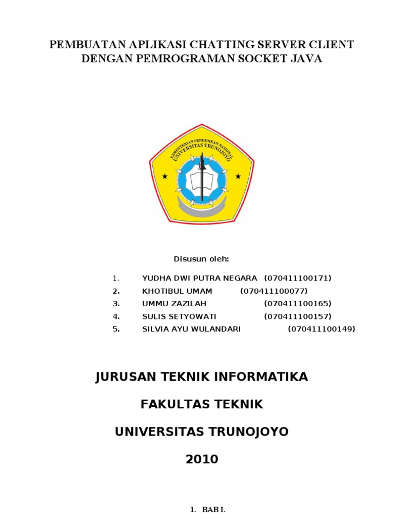 Proposal pembuatan aplikasi chating