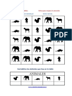 Entrenamiento Atencional Los Animales PDF