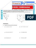 Actividades de Operaciones Combinadas para Segundo de Primaria