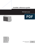 Daikin R32 Split Series Installer Reference Guide