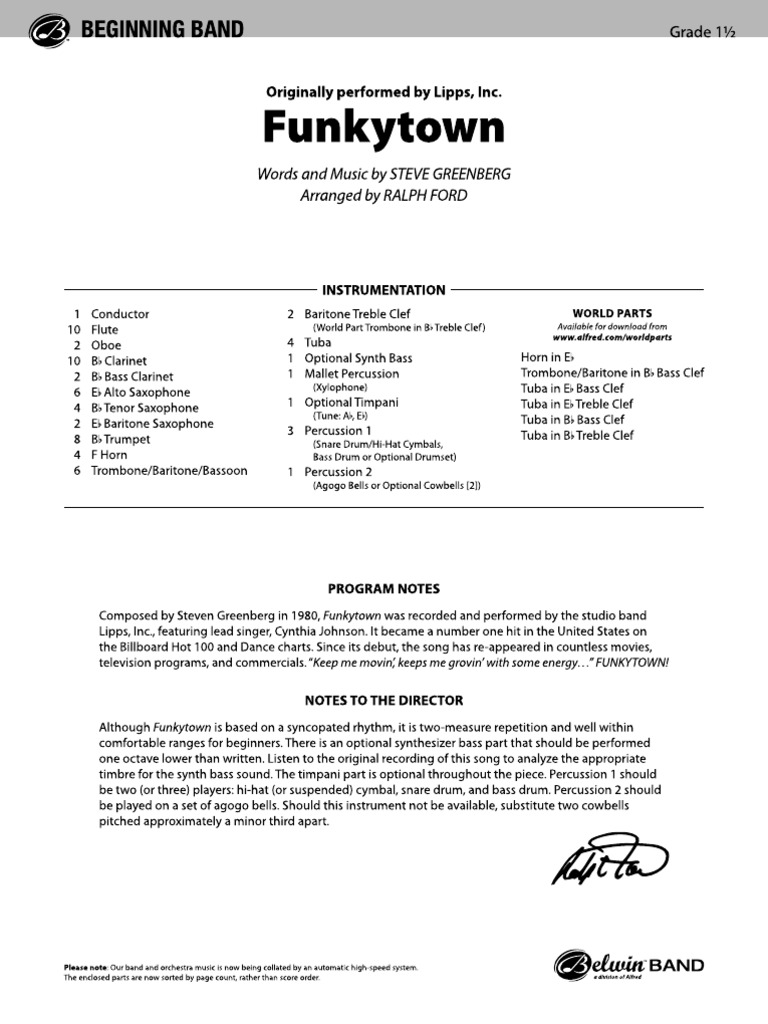 Funkytown PDF PDF
