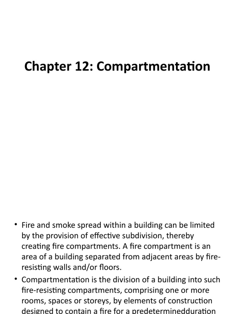 Understanding Fire Compartmentation | PDF