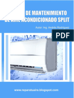 Manual de Mantenimiento de Aire Acond Split