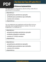 JPA 2-2 Date and Time API