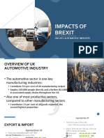 Impacts of Brexit: On Uk'S Automotive Industry