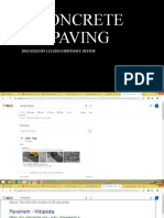 Concrete Paving: Discussed by Cleven Christian P. Restor
