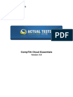 CLO-001 Actualstests Cloud Essentials V5.0