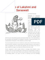 Battle of Lakshmi and Saraswati: Understanding the Goddess of Knowledge