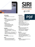 Siri Commands Sierra PDF