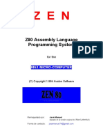 Instrucciones - Zen 80 (Borrador) - MSX