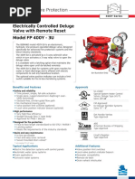 Electrically Controlled Deluge Valve With Remote Reset Model FP 400Y - 3U