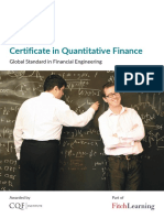 Certificate in Quantitative Finance: Global Standard in Financial Engineering