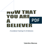 Foundational Teachings For All Believers by Valentine Marowa