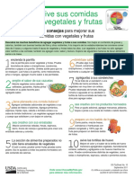 Consejos para Agregar Mas Vegetales y Frutas A La Comida PDF