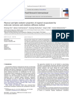 Physical and Light Oxidative Properties of Eugenol Encapsulated by PDF