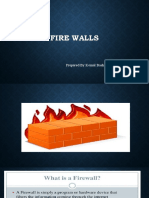 Fire Walls: Prepared by Komal Basharat