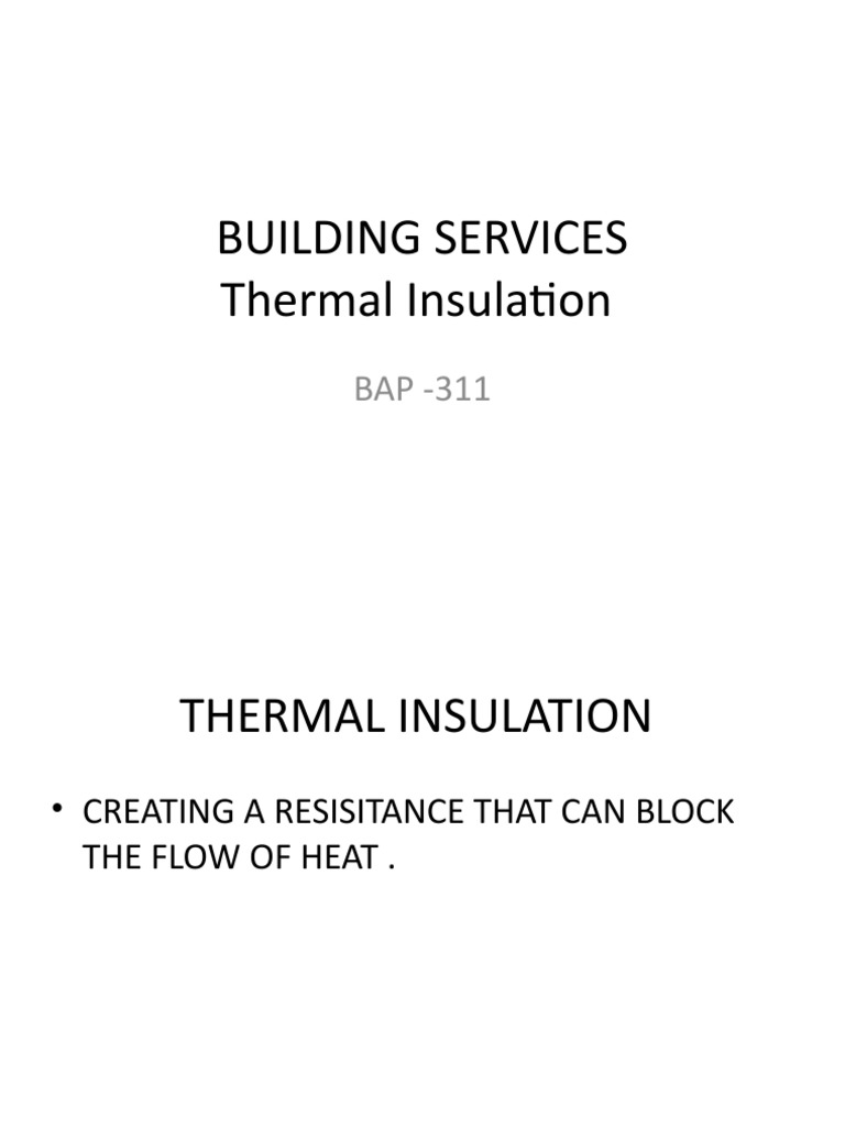 Thermal Insulation Materials Overview | PDF