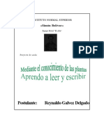 Mediante El Conoc - Delas Plantas Aprendo A LyE (Reynaldo Galvez Delgado)