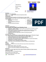 Sahat Hamonangan Silitonga's Resume PDF