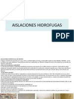 Aislamientos hidrófugos en muros: capa aisladora doble