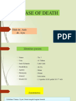 CASE OF DEATH Juniadi