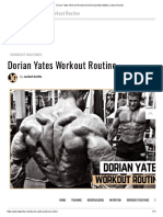 Dorian Yates' Workout Routinee & Diet (Updated 2020) - Jacked Gorilla