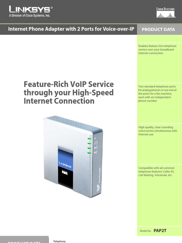 Feature-Rich Voip Service Through Your High-Speed Internet Connection | PDF