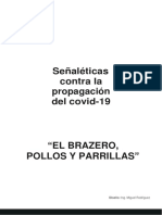 Senaletica Contra La Propagacion Del Covid-19.