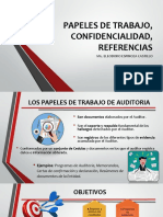 Papeles de Trabajo Confidencialidad PDF