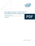 2nd Generation Intel Core Processor Family Desktop: Specification Update