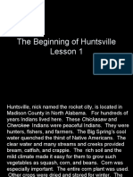 Lesson 1 - Huntsville History